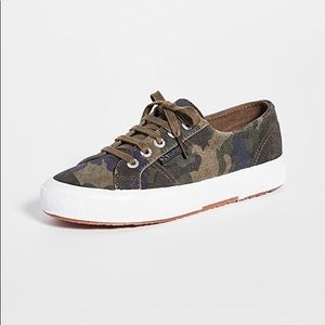 Superga Suede Camouflage Sneakers